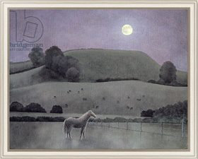Репродукция картины Horse in Moonlight, 2005, Брэйн Энн