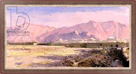 Картина для интерьера Mountain Village, near Yazd, Браун Боб