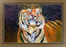 Картина в раме Tiger 1996, Кидд Одиль