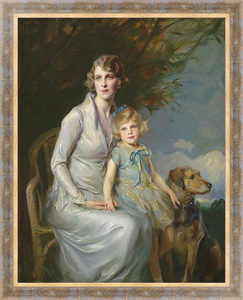 Картина для интерьера Портрет дамы с ребенком