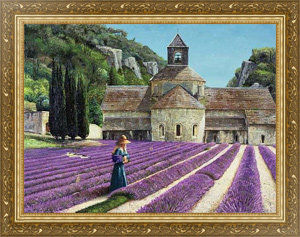 Репродукция картины Lavender Picker, Abbaye Senanque, Provence, Нил Тревор