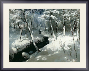 Картина под стеклом Ручей в лесу. 1906