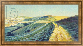 Картина в раме Winter Walk on the Downs, 1996, Тиндалл Роберт