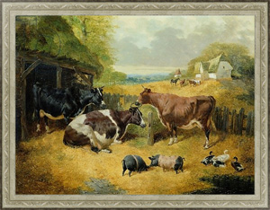 Картина в раме Farmyard Scene, 1853