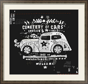 Постер под стеклом Кладбище автомобилей