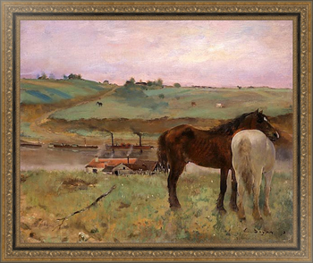 Картина на холсте Лошади на лугу