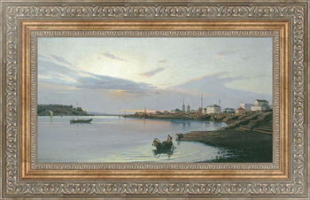 Картина Набережная Ангары в Иркутске. 1886