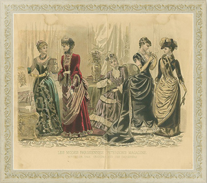 Постер на холсте November, 1884. Grandma and Her Daughters