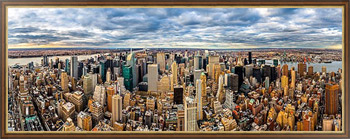 Постер США, Нью-Йорк. Большая панорама Манхэттена