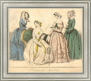 Постер на холсте Petit Courier des Dames