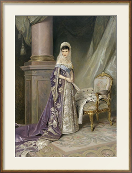 Картина в раме Портрет императрицы Марии Фёдоровны. 1912