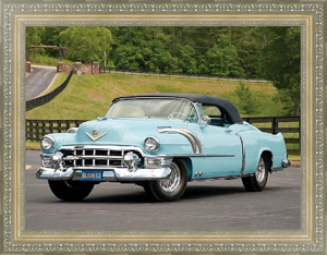 Постер в раме Cadillac Eldorado Convertible Supercharged Special '1953