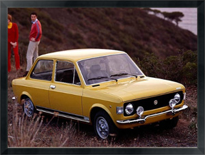 Постер в раме Fiat 128 Rally '1971–72