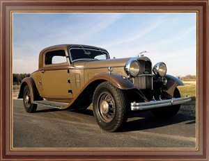 Ретро постер Lincoln KA V8 Coupe '1932