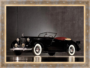 Постер в раме Packard Eight Convertible Victoria by Darrin '1938