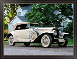 Постер в раме Rolls-Royce Phantom Derby Speedster by Brewster (I) '1928
