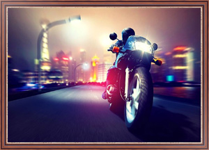 Постер для интерьера Мотоциклист 2