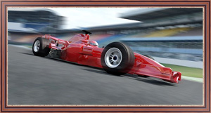 Постер для интерьера Гоночный болид Формулы-1