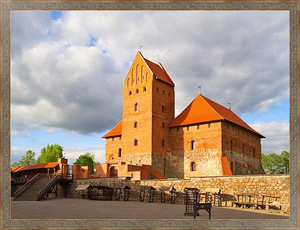 Постер Тракайский замок. Литва