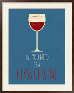 Постер под стеклом Red Wine Poster