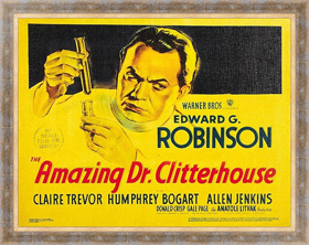 Ретро постер Poster - Amazing Dr. Clitterhouse, The