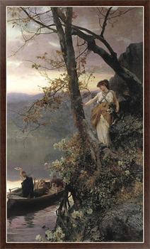Картина на холсте Сцена из римской жизни. 1883