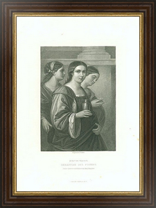 Картина Sebastian Del Piombo. Saint Catherine and Barbara and Mary Magdalene