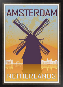 Постер Символы Амстердама