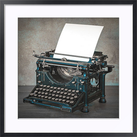 Постер под стеклом Старая пишущая машинка