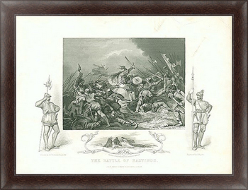 Картина в раме The Battle of Hastings
