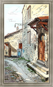 Картина в раме Улица в Тоскане #5