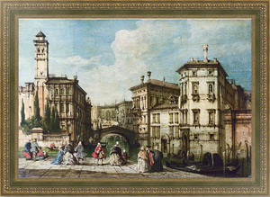 Картина в раме Венеция - Вход в Каннареджо