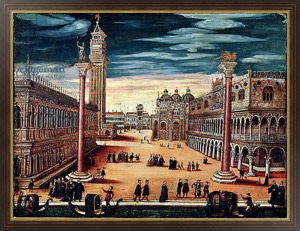 Постер The Piazzetta di San Marco, Venice
