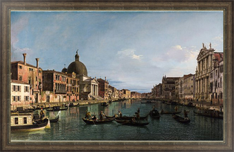 Картина на холсте Венеция - Гранд Канал и Сен Симеоне Пикколо