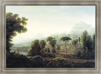 Репродукция картины Вид Сицилии. Горы. 1811