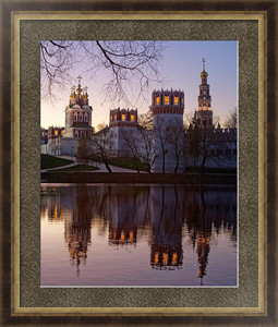 Картина в раме Москва Новодевичий монастырь
