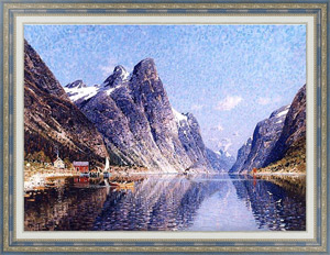 Картина Норвежский фьорд