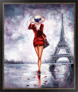 Картина Женщина в Париже