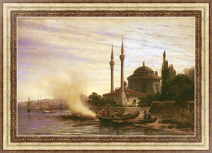 Картина в раме Золотой рог в Константинополе