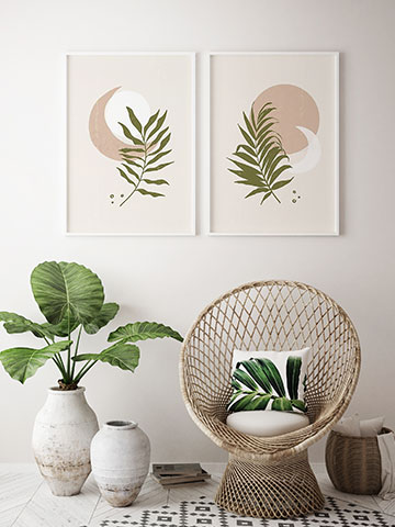 постеры для интерьера в стиле бохо на заказ