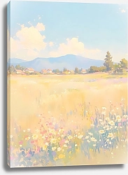 Постер Дарья Воробьева Весенний луг