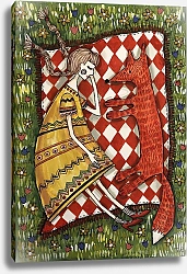 Постер Маргарита Евграфова Девочка с лисой