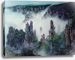 Постер Светлана Голофаева Скалы Улинъюан (национальный парк Чжанцзяцзе, Китай) провинция Хунань