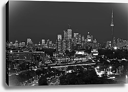 Постер Тен Сергей Канада. Панорама центральной части Торонто.