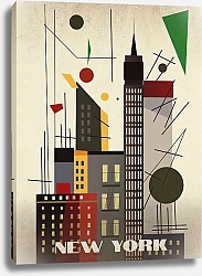 Постер Berka New York through the eyes of Kandinsky