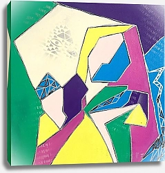 Постер Лена Лангер Дама с Котом