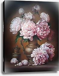 Постер Инна Гаджала Пионы в кувшине