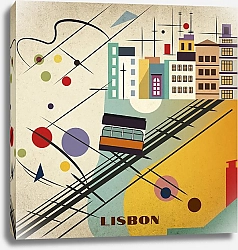 Постер Berka Lisbon through the eyes of Kandinsky
