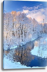 Постер Юрий Дегтярёв Зима в Московской области.