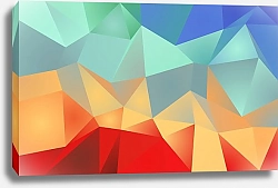 Постер Виктор Липников Полигональная абстракция